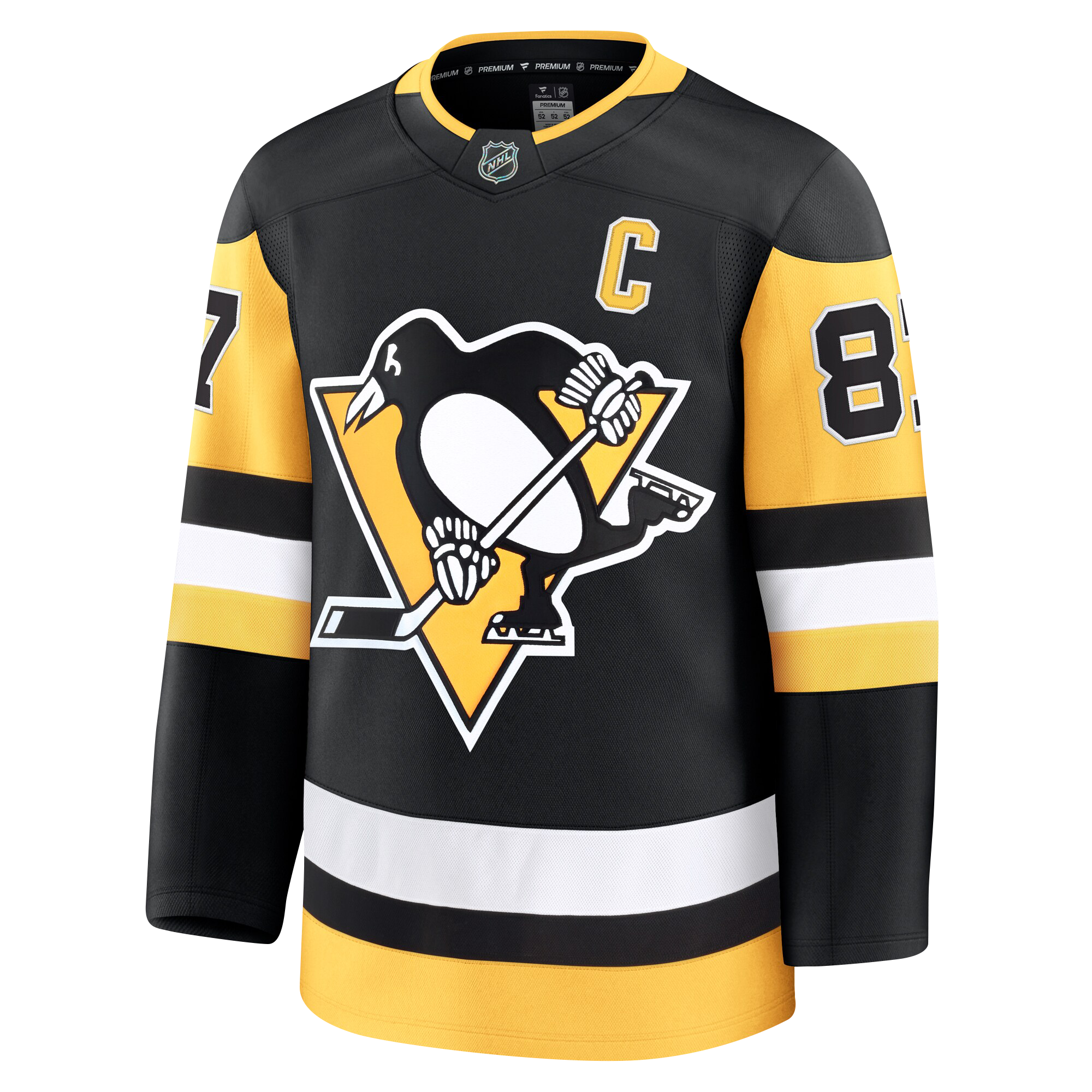 Sidney Crosby Pittsburgh Penguins Fanatics Premium Home Jersey