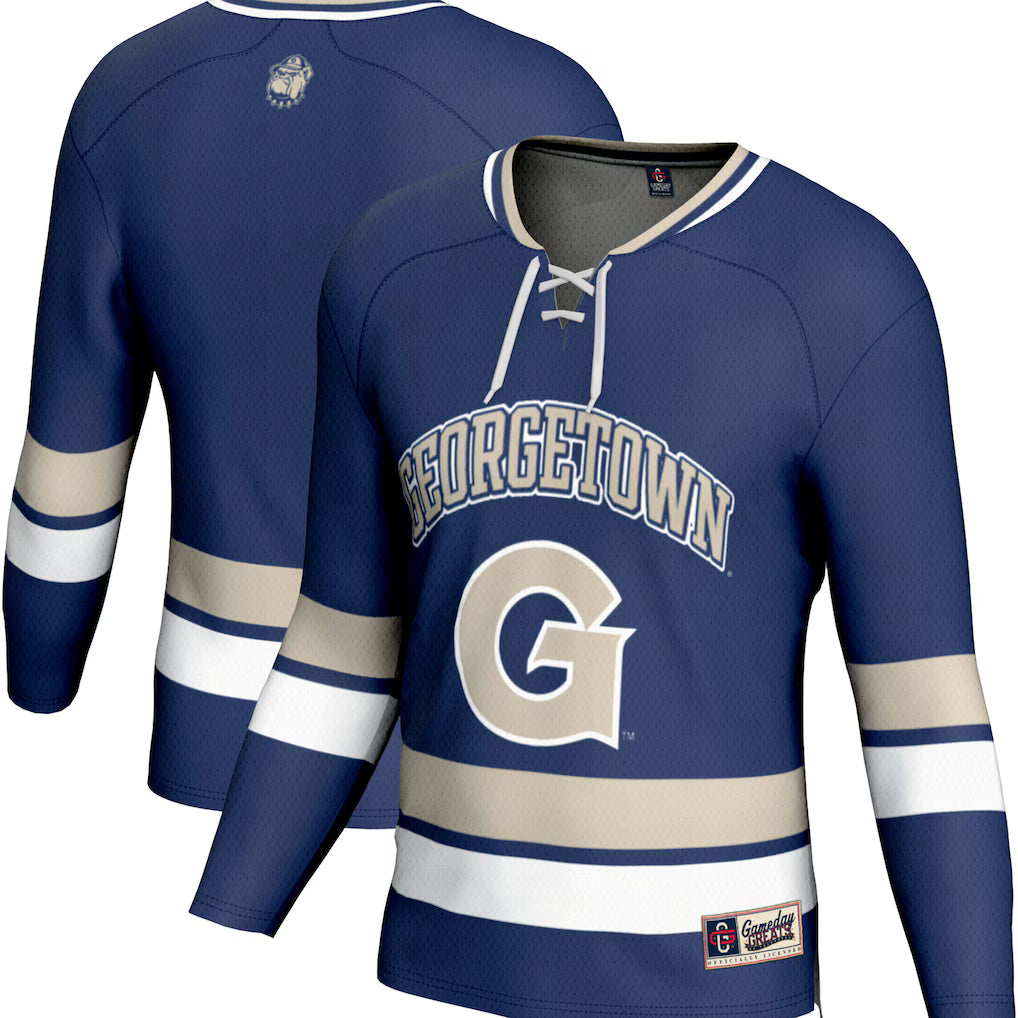 Georgetown Hoyas GameDay Greats Spirit Hockey Jersey - Navy