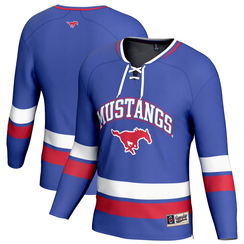 SMU Mustangs GameDay Greats Hockey Jersey - Royal