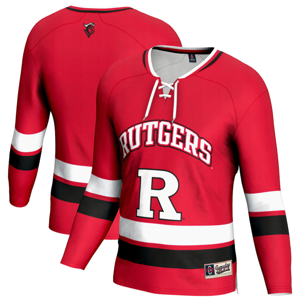 Rutgers Scarlet Knights GameDay Greats Hockey Jersey - Scarlet