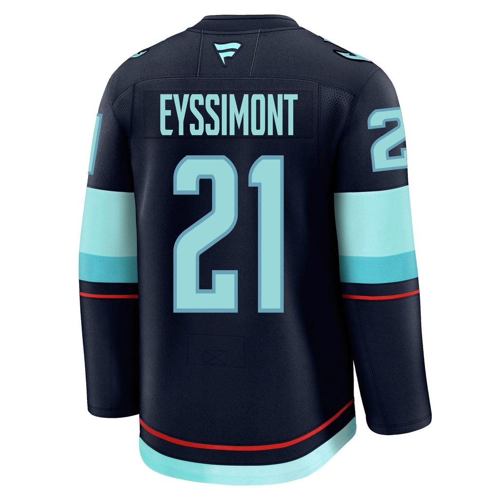 Michael Eyssimont Seattle Kraken Fanatics Premium Home Jersey