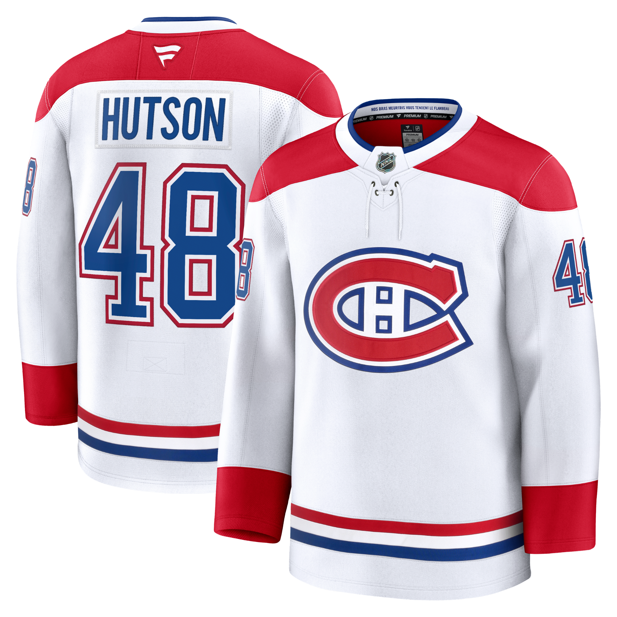 Lane Hutson Montreal Canadiens Fanatics Premium Away Jersey