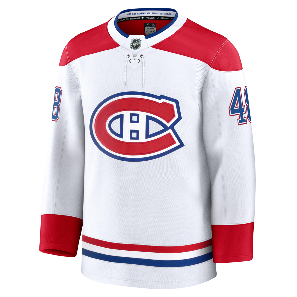 Lane Hutson Montreal Canadiens Fanatics Premium Away Jersey