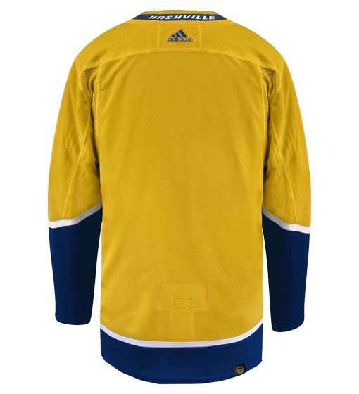 Customizable Nashville Predators Adidas Primegreen Authentic NHL Hockey Jersey