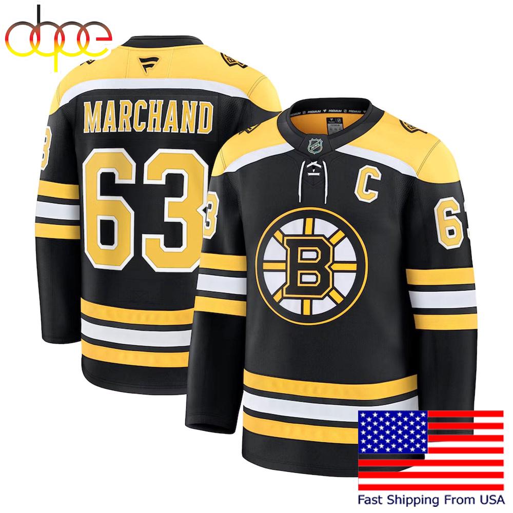 NHL Boston Bruins Brad Marchand Black Limited Hockey Jersey, Boston Bruins Jersey
