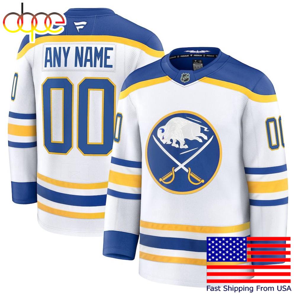 NHL Buffalo Sabres Away New Design 2025 Custom Hockey Jersey