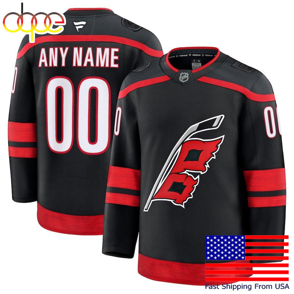 NHL Carolina Hurricanes Home New Design 2025 Custom Hockey Jersey