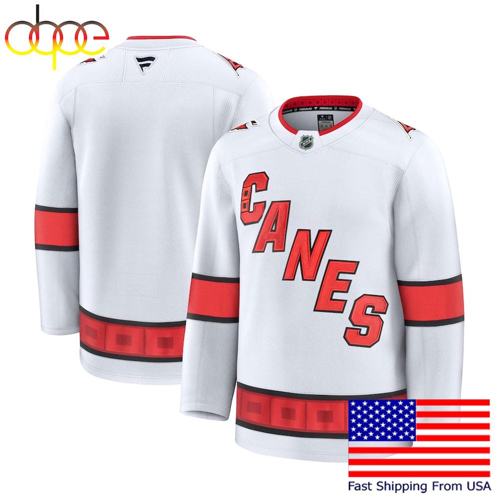 NHL Carolina Hurricanes White Limited Hockey Jersey, Carolina Hurricanes Jersey
