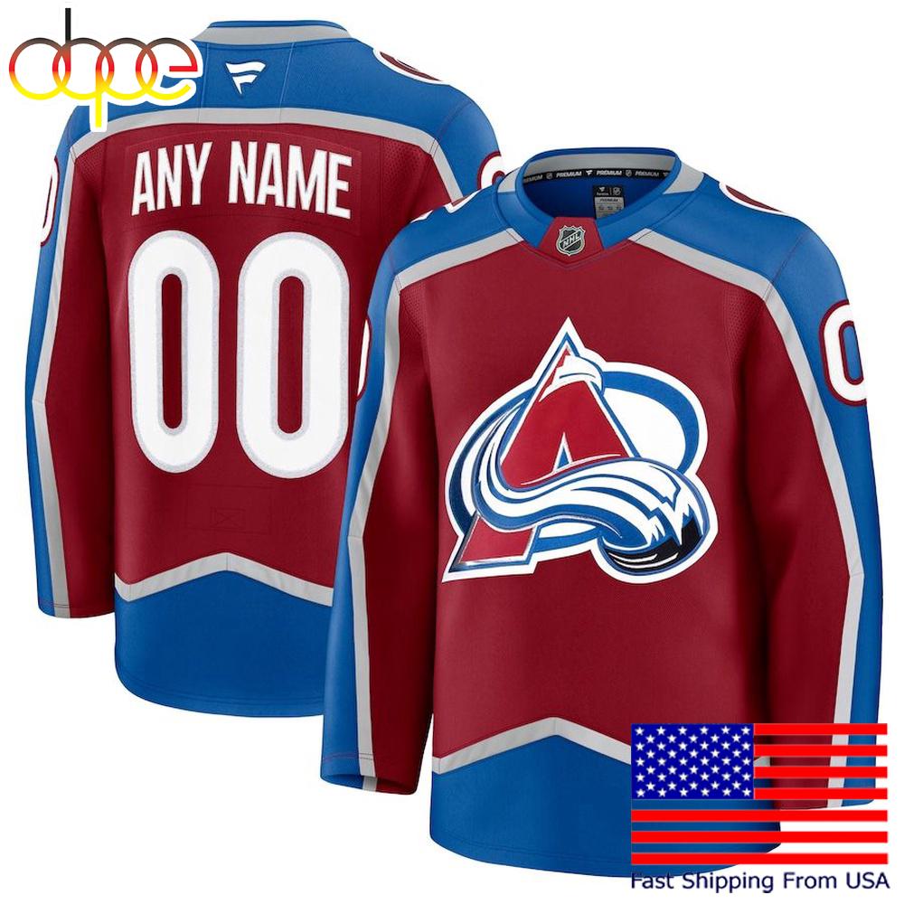NHL Colorado Avalanche Home New Design 2025 Custom Hockey Jersey