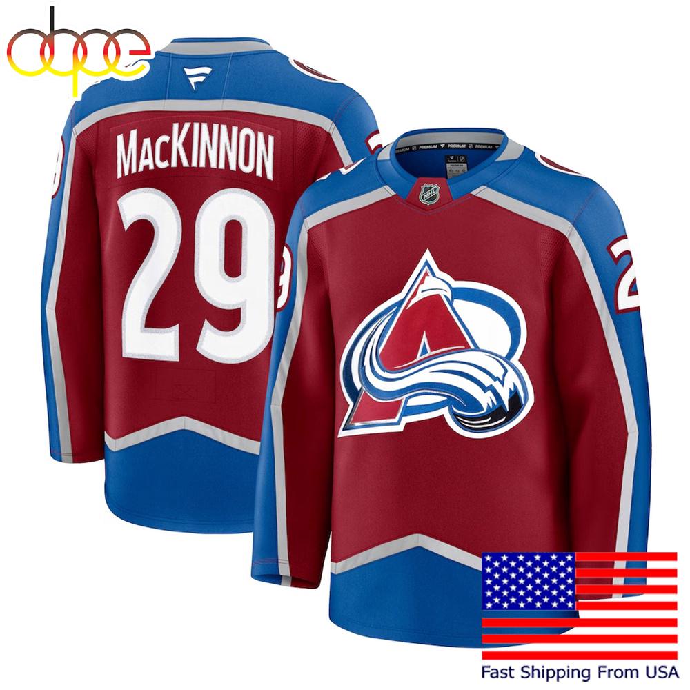 NHL Colorado Avalanche Nathan Mackinnon Burgundy Limited Hockey Jersey, Colorado Avalanche Jersey