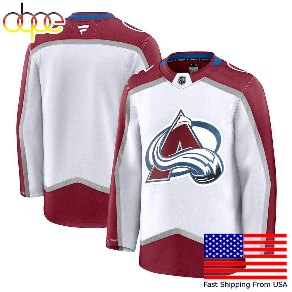 NHL Colorado Avalanche White Limited Hockey Jersey, Colorado Avalanche Jersey