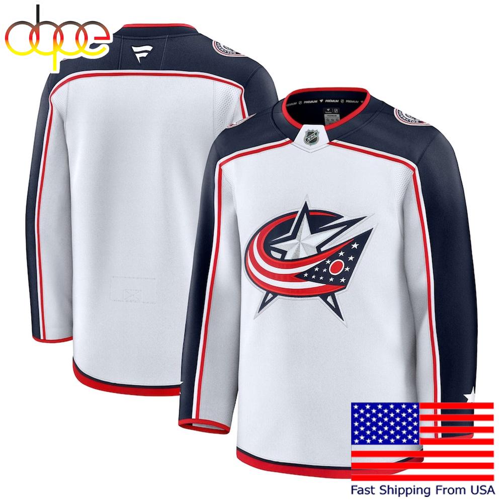 NHL Columbus Blue Jackets White Limited Hockey Jersey, Columbus Blue Jackets Jersey
