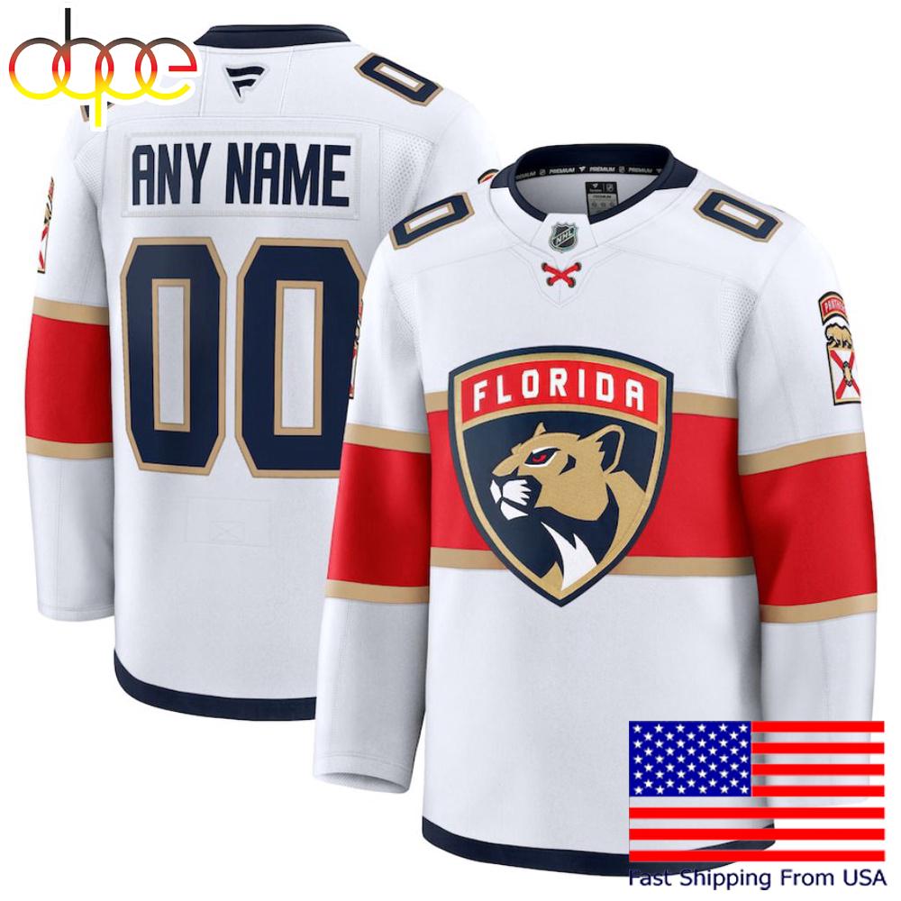 NHL Florida Panthers Away New Design 2025 Custom Hockey Jersey