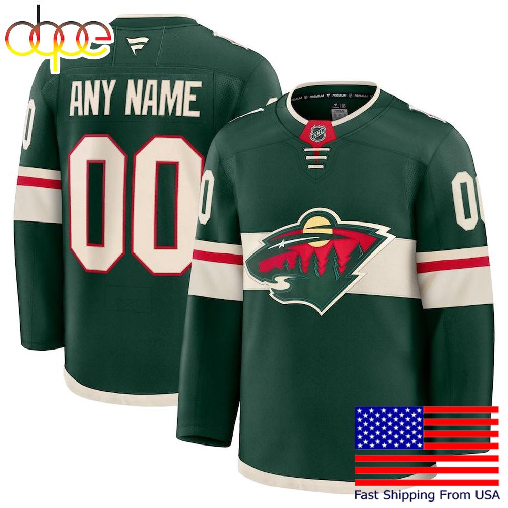 NHL Minnesota Wild Home New Design 2025 Custom Hockey Jersey