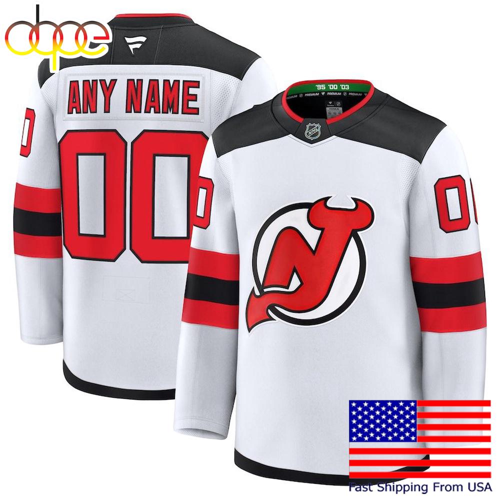 NHL New Jersey Devils Away New Design 2025 Custom Hockey Jersey