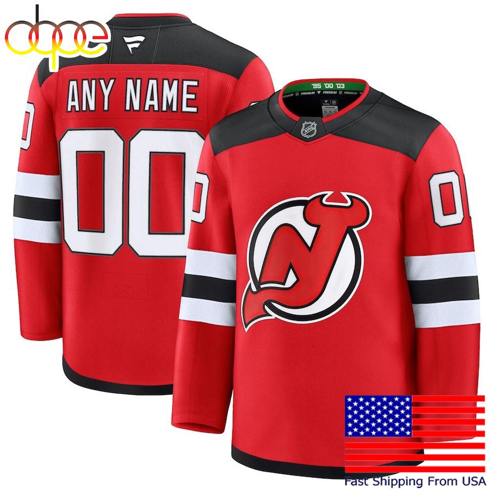 NHL New Jersey Devils Home New Design 2025 Custom Hockey Jersey