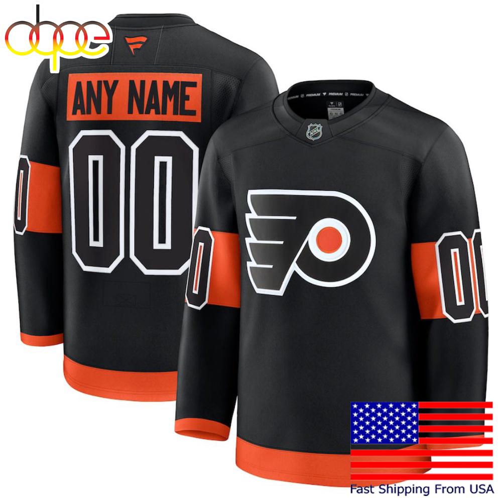 NHL Philadelphia Flyers Alternate New Design 2025 Custom Hockey Jersey