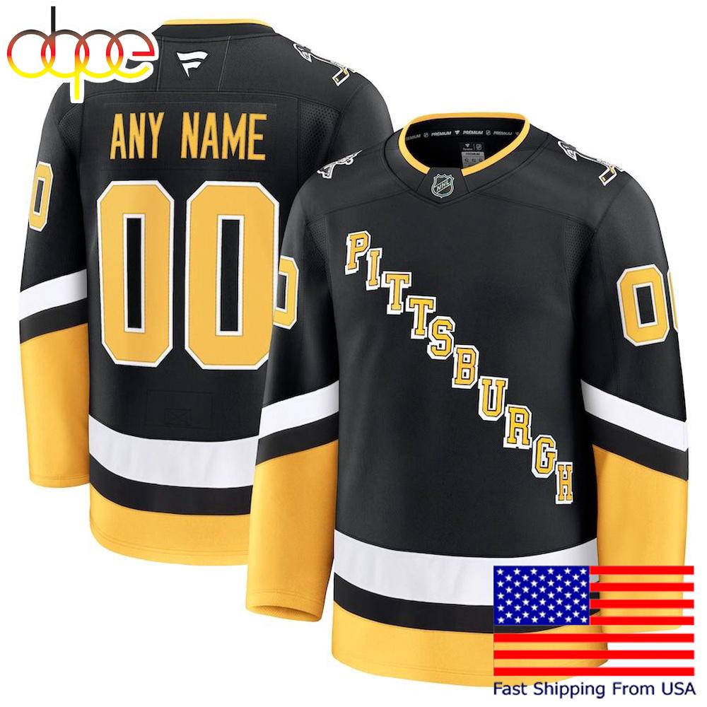 NHL Pittsburgh Penguins Alternate New Design 2025 Custom Hockey Jersey