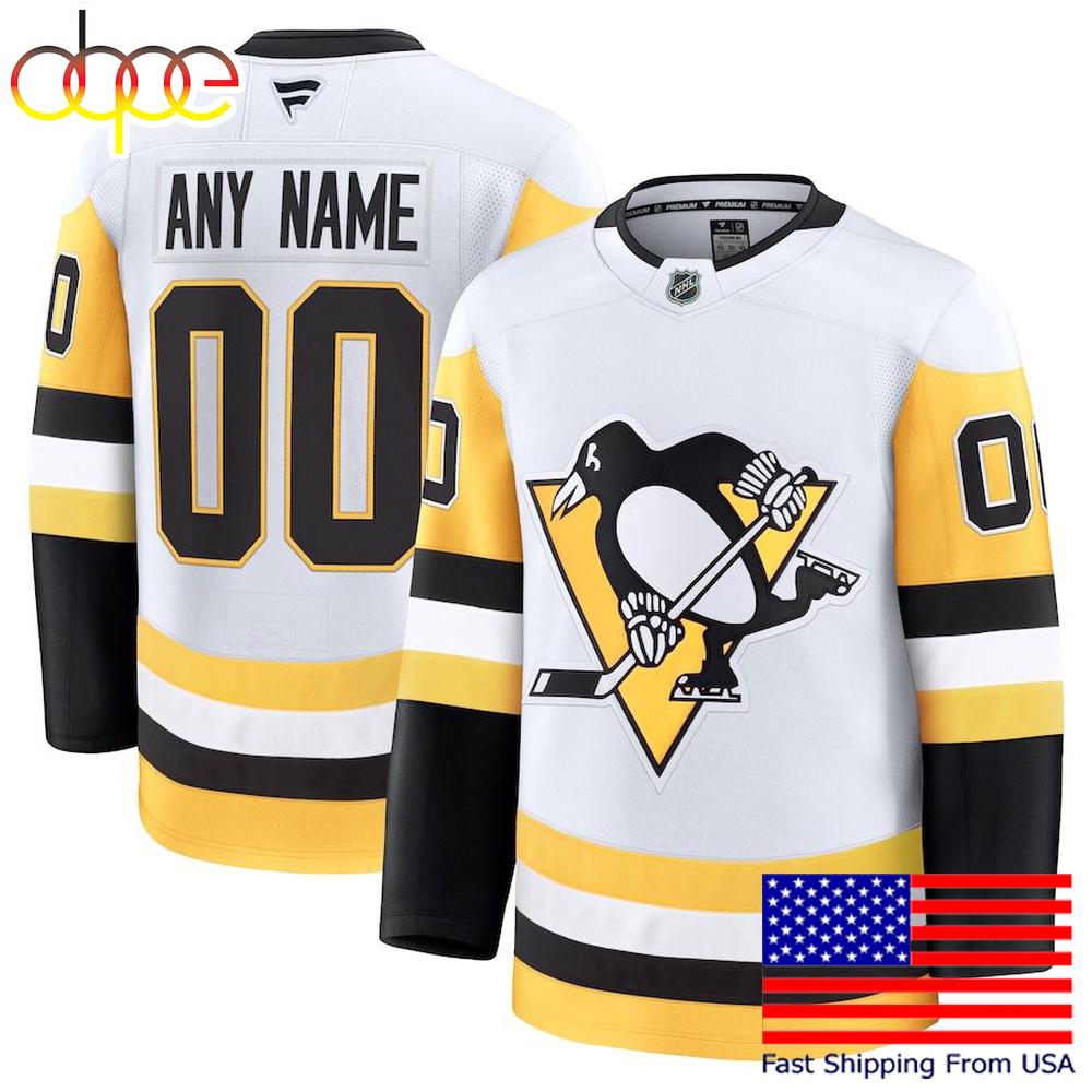 NHL Pittsburgh Penguins Away New Design 2025 Custom Hockey Jersey