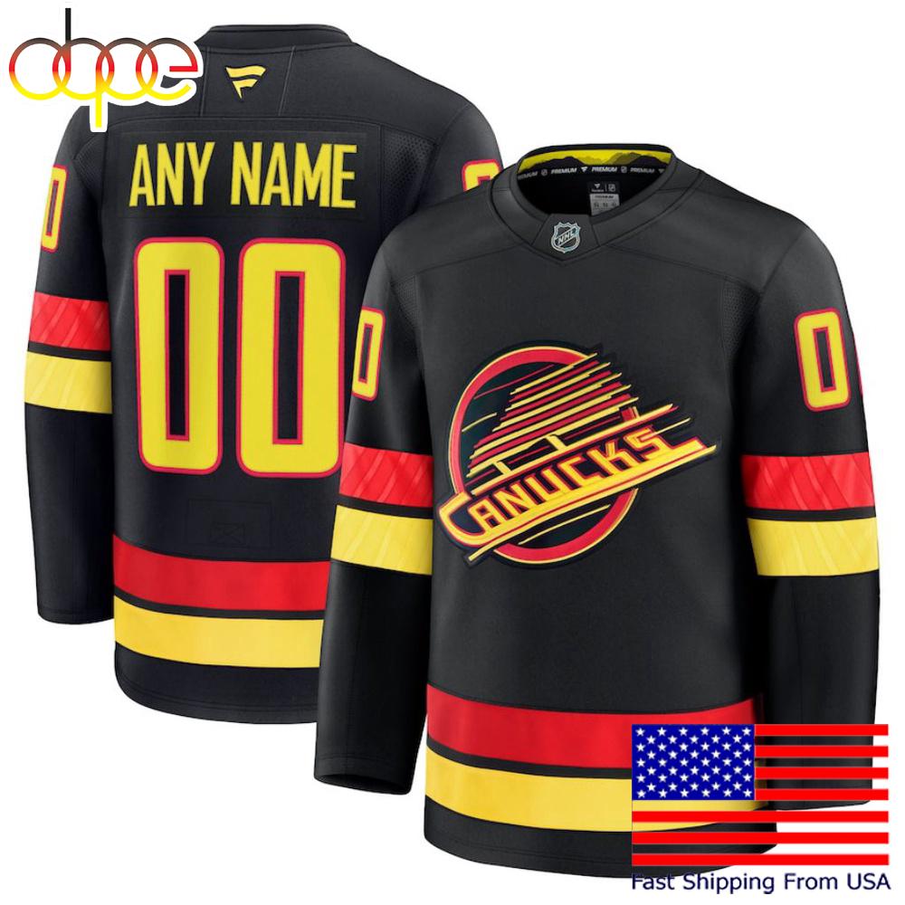 NHL Vancouver Canucks Alternate New Design 2025 Custom Hockey Jersey