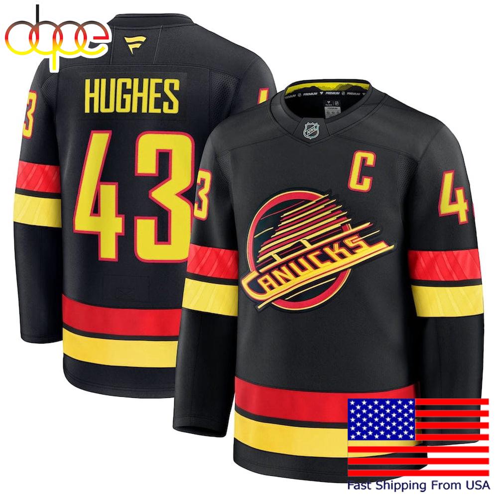 NHL Vancouver Canucks Quinn Hughes Vancouver Canucks Limited Hockey Jersey, Vancouver Canucks Jersey