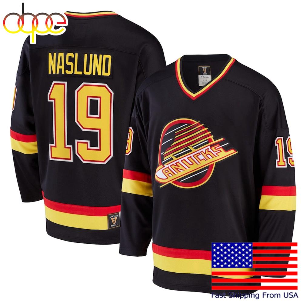 NHL Vancouver Canucks Retro Skate Marcus Naslund Limited Hockey Jersey, Vancouver Canucks Jersey