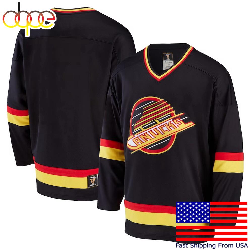 NHL Vancouver Canucks Retro Skate Vancouver CanucksJpg Limited Hockey Jersey, Vancouver Canucks Jersey