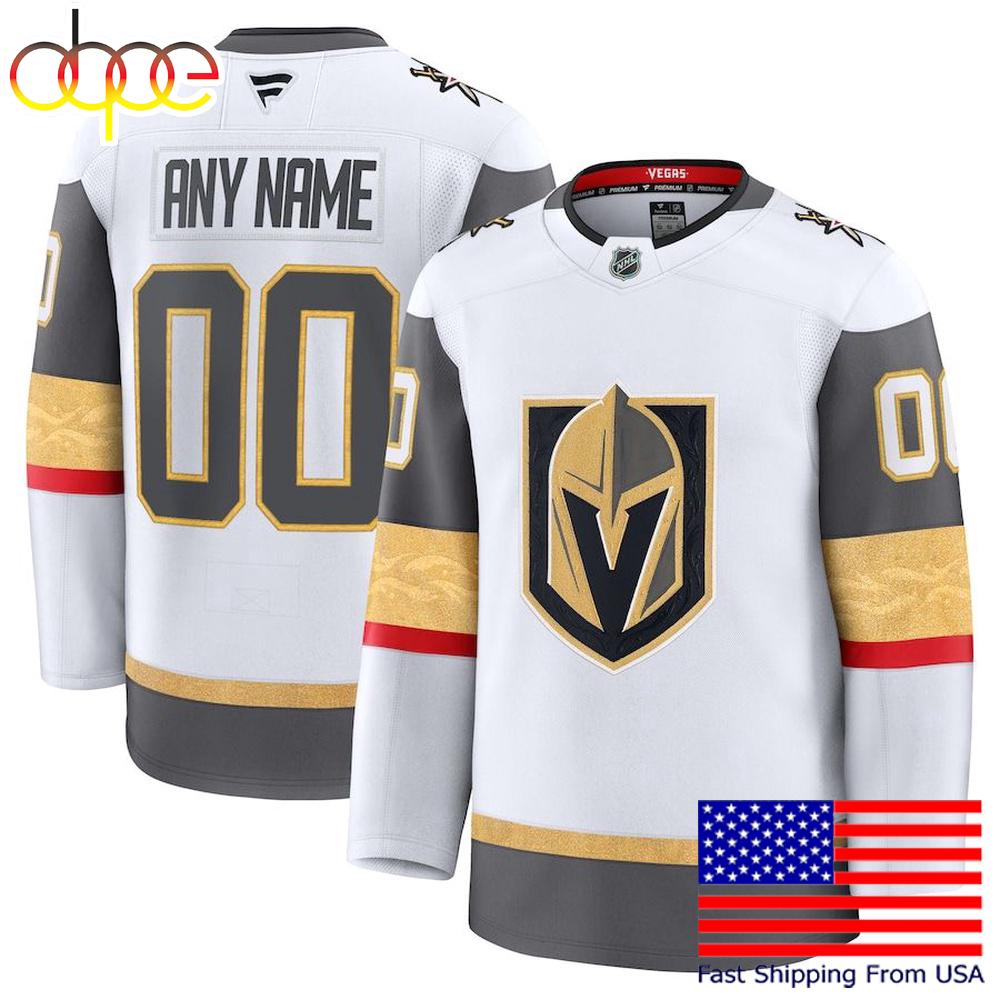 NHL Vegas Golden Knights Away New Design 2025 Custom Hockey Jersey