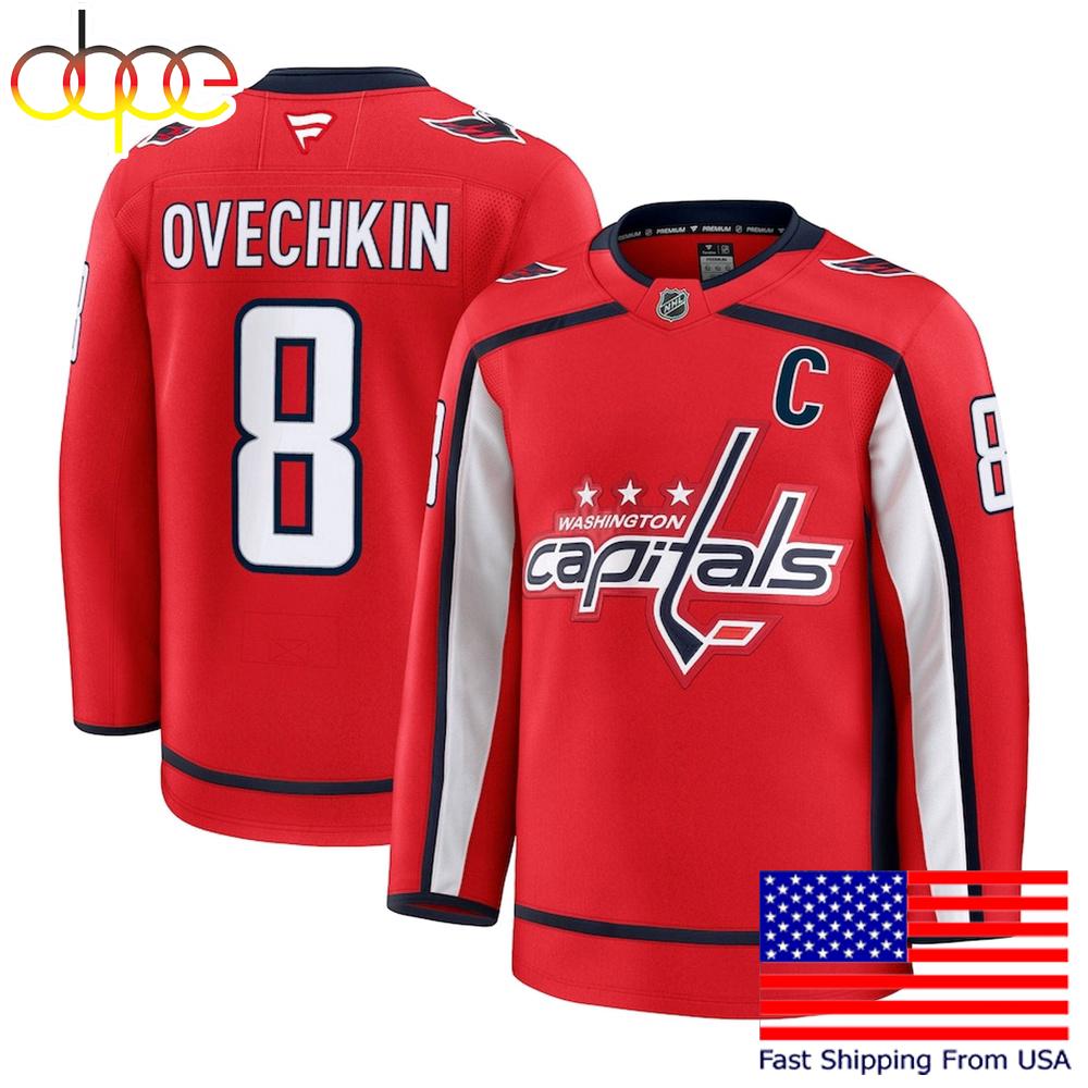 NHL Washington Capitals Alex Ovechkin Red Limited Hockey Jersey, Washington Capitals Jersey