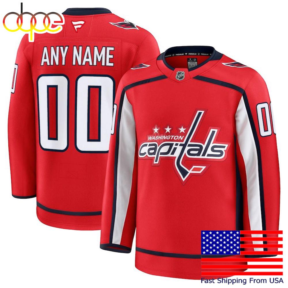 NHL Washington Capitals Home New Design 2025 Custom Hockey Jersey