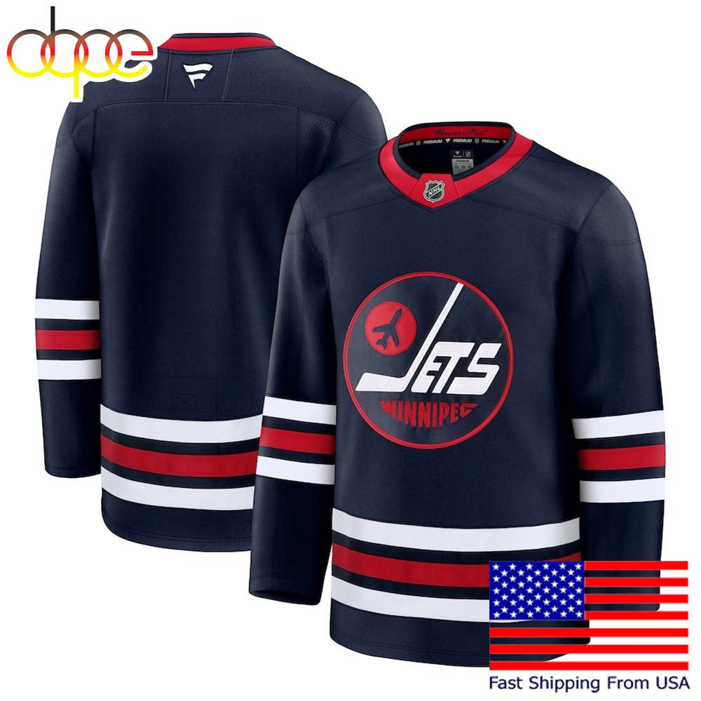 NHL Winnipeg Jets Navy Limited Hockey Jersey, Winnipeg Jets Jersey