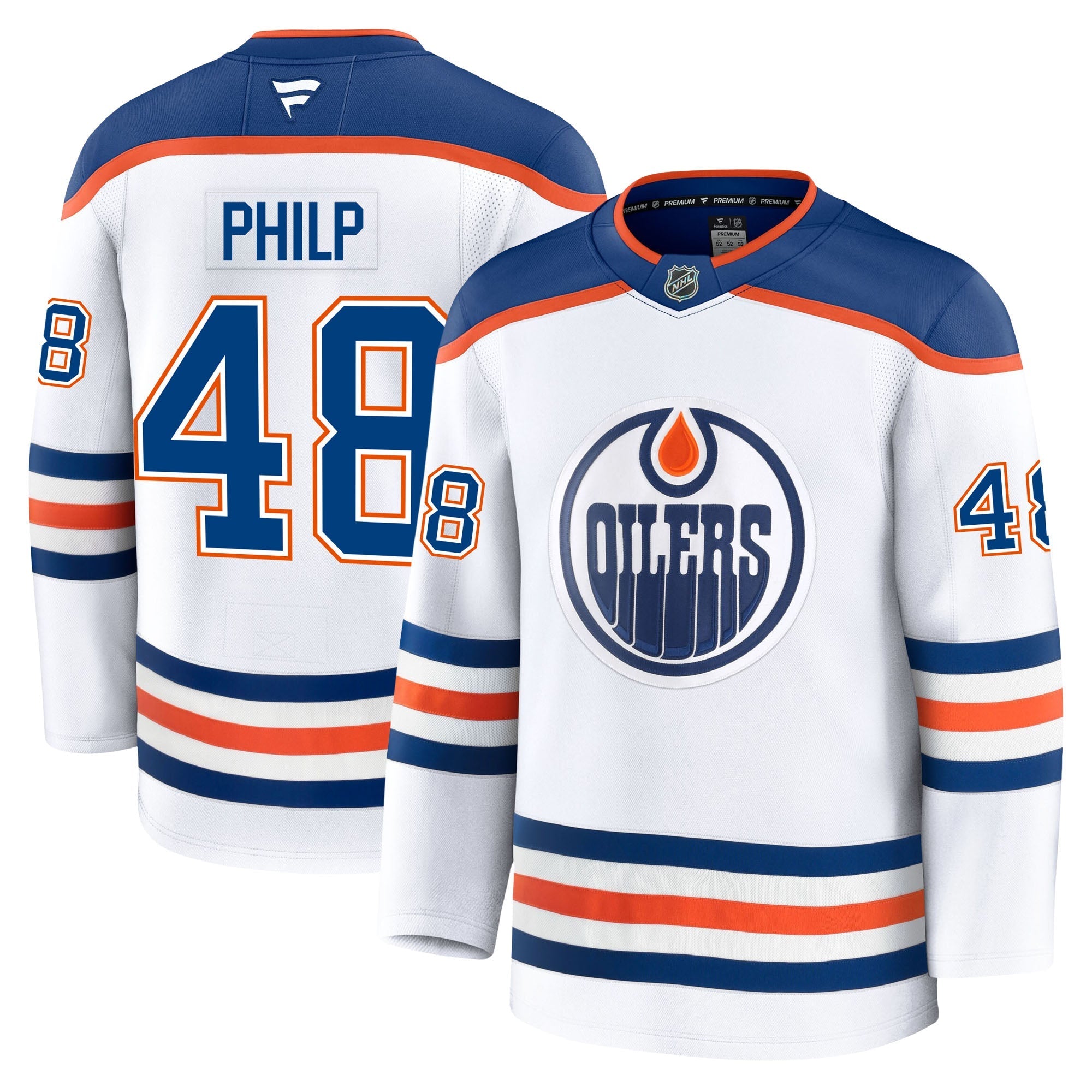 Noah Philp Edmonton Oilers Fanatics Premium Away Jersey