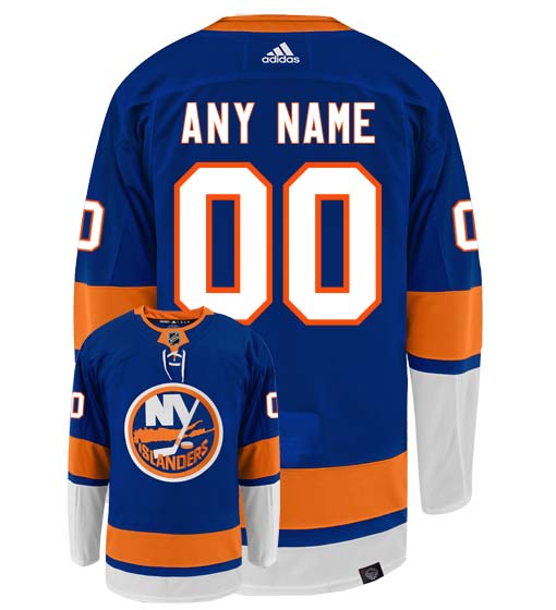 Customizable New York Islanders Adidas Primegreen Authentic NHL Hockey Jersey