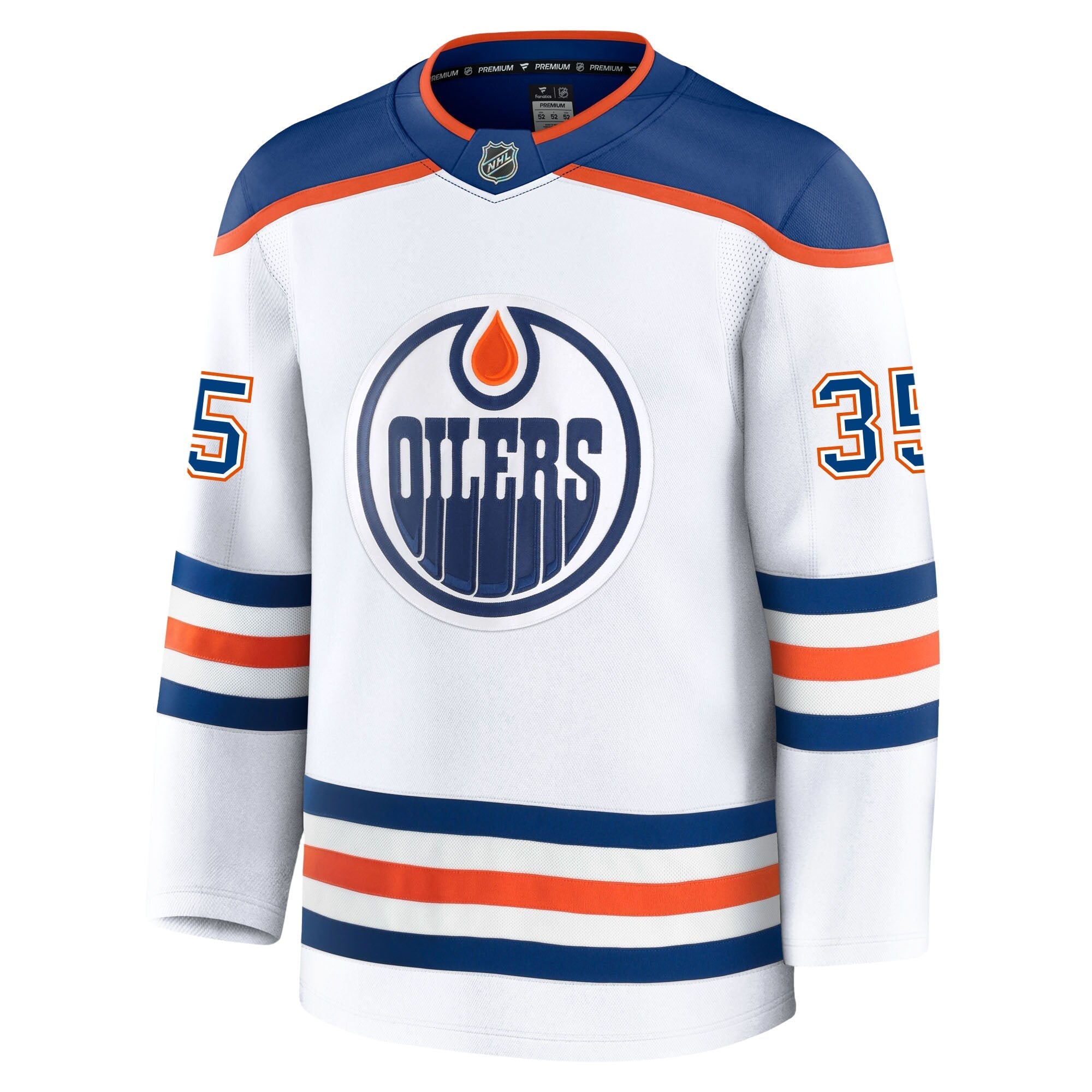 Olivier Rodrigue Edmonton Oilers Fanatics Premium Away Jersey