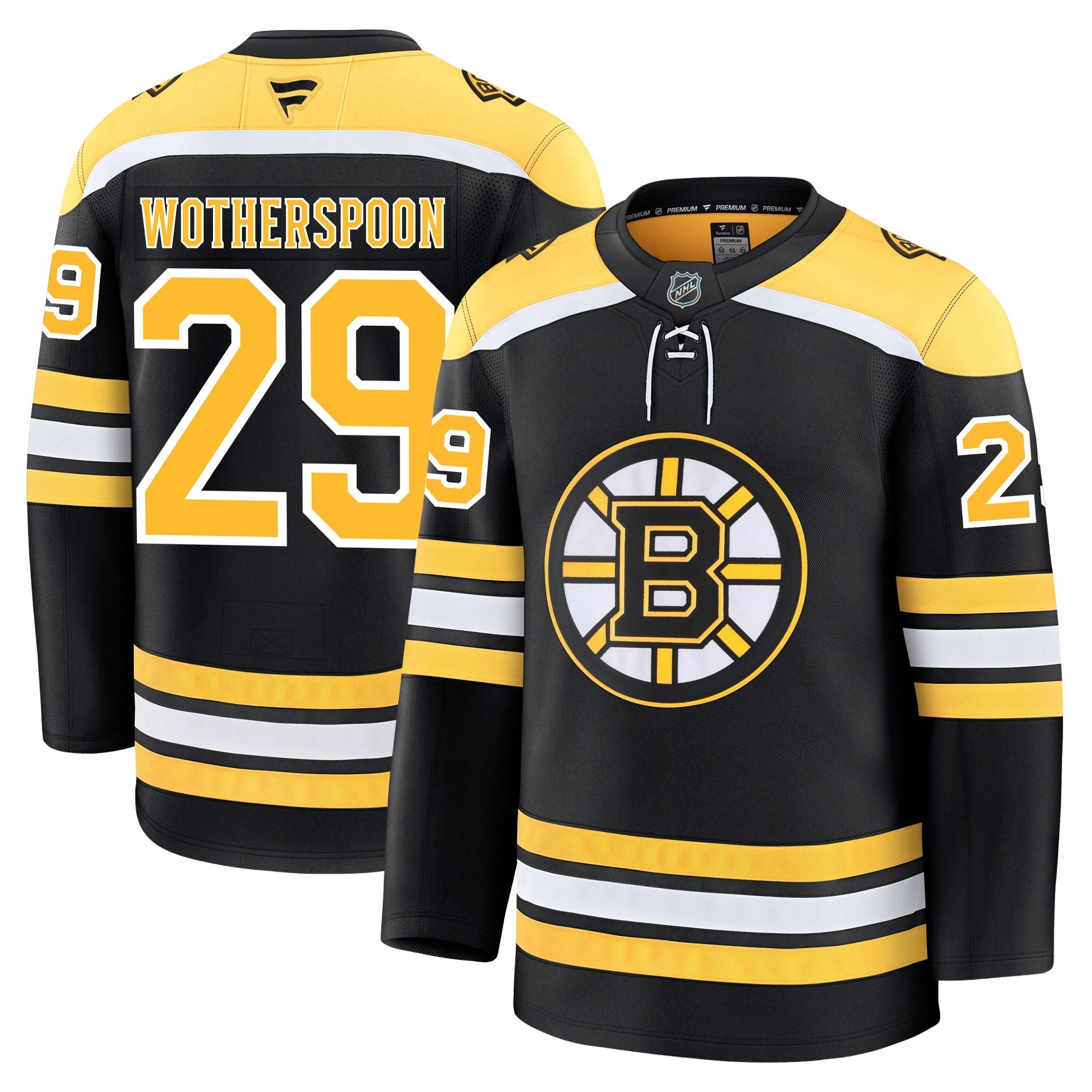 Parker Wotherspoon Boston Bruins Fanatics Premium Home Jersey