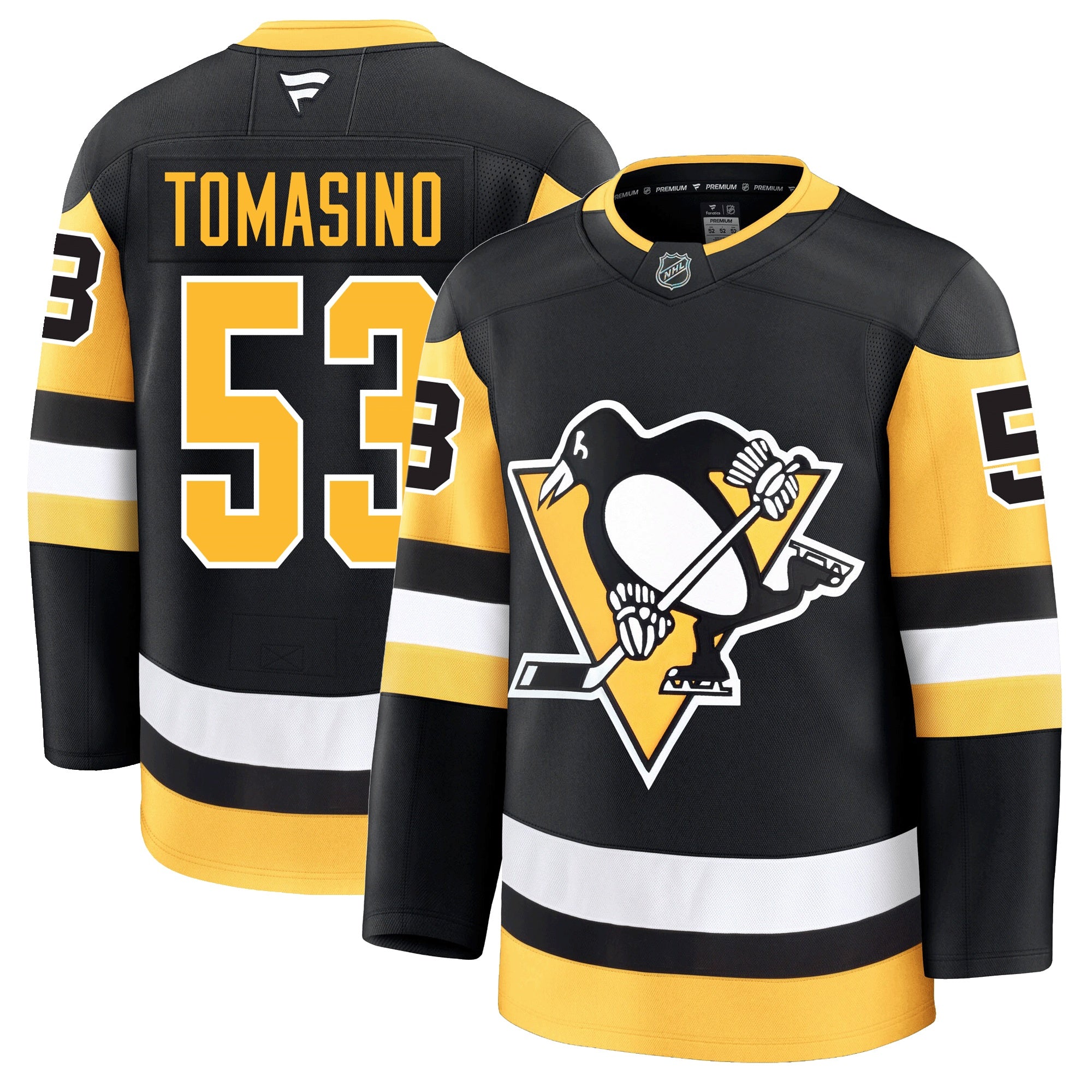 Philip Tomasino Pittsburgh Penguins Fanatics Premium Home Jersey