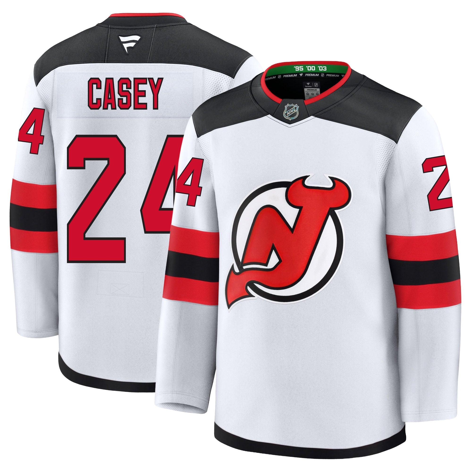 Seamus Casey New Jersey Devils Fanatics Premium Away Jersey