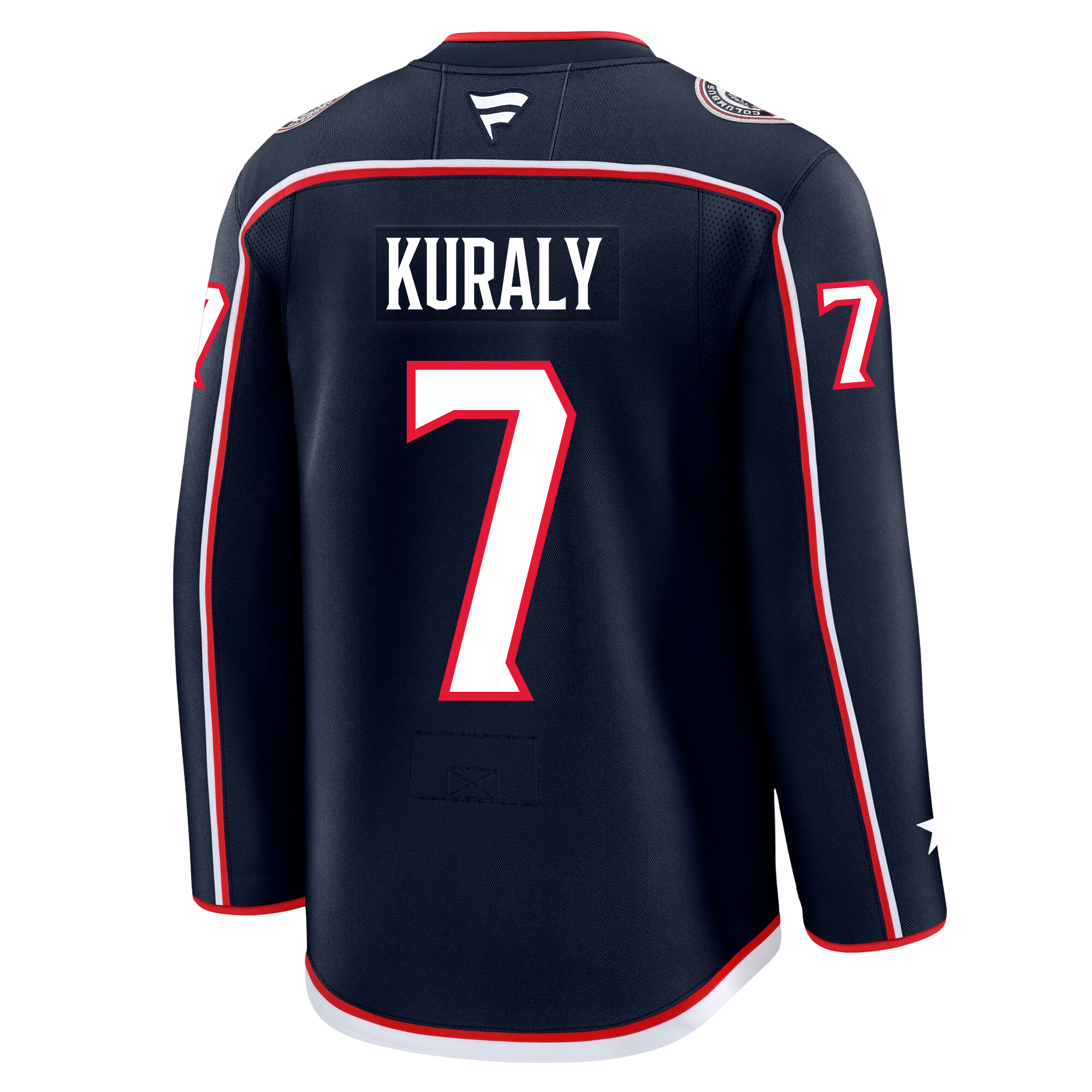 Sean Kuraly Columbus Blue Jackets Fanatics Premium Home Jersey