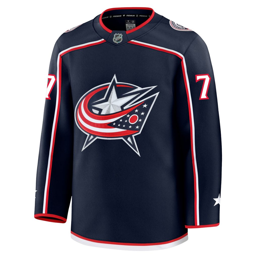 Sean Kuraly Columbus Blue Jackets Fanatics Premium Home Jersey