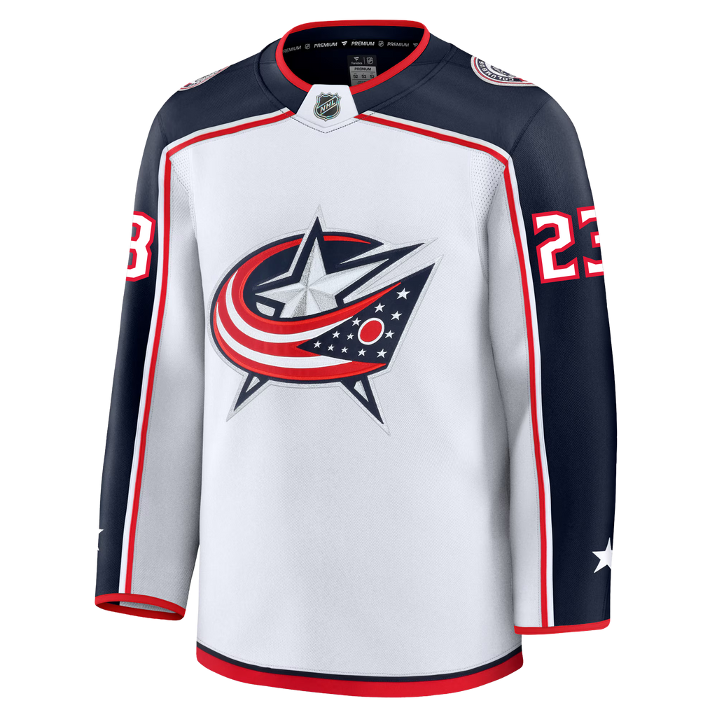 Sean Monahan Columbus Blue Jackets Fanatics Premium Away Jersey