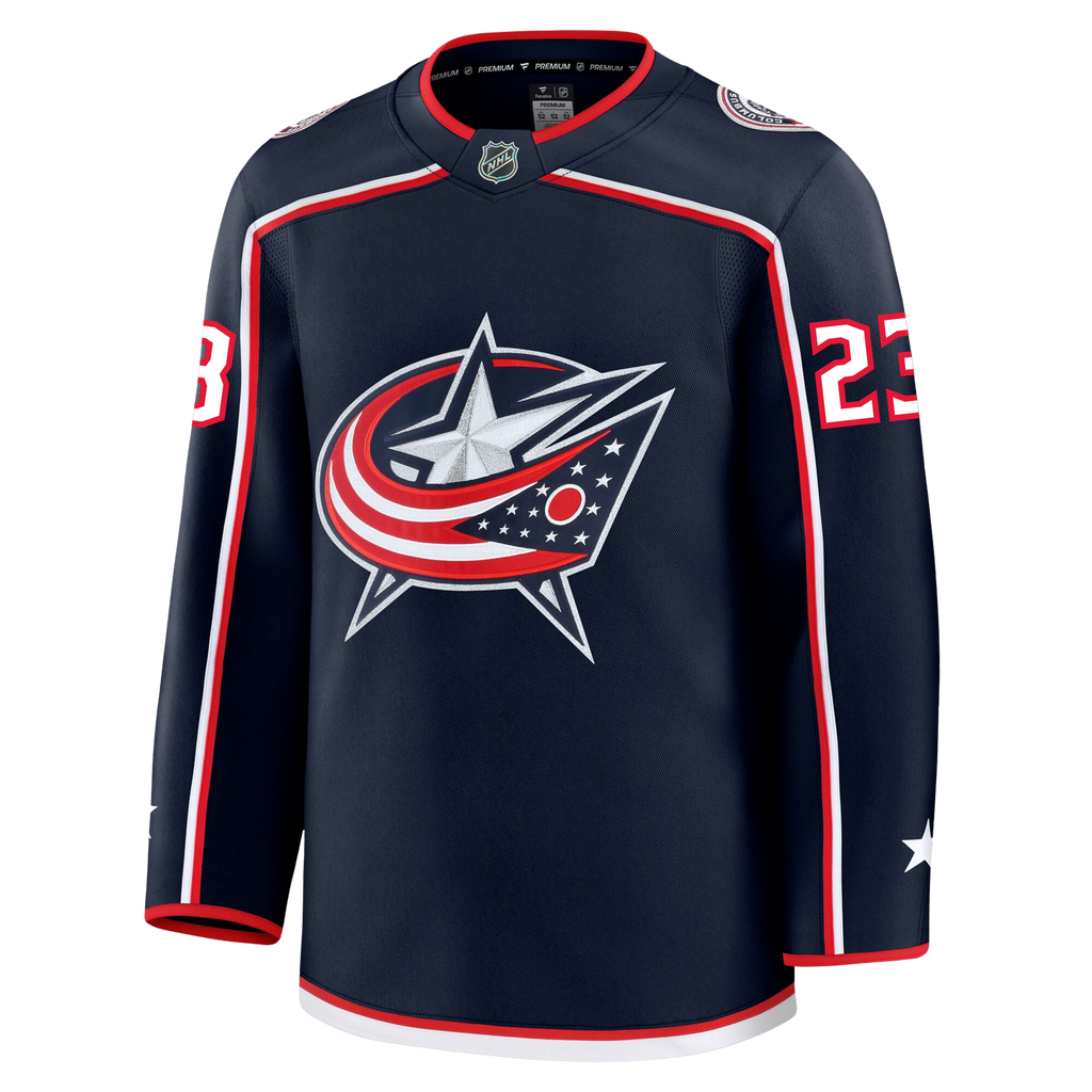 Sean Monahan Columbus Blue Jackets Fanatics Premium Home Jersey