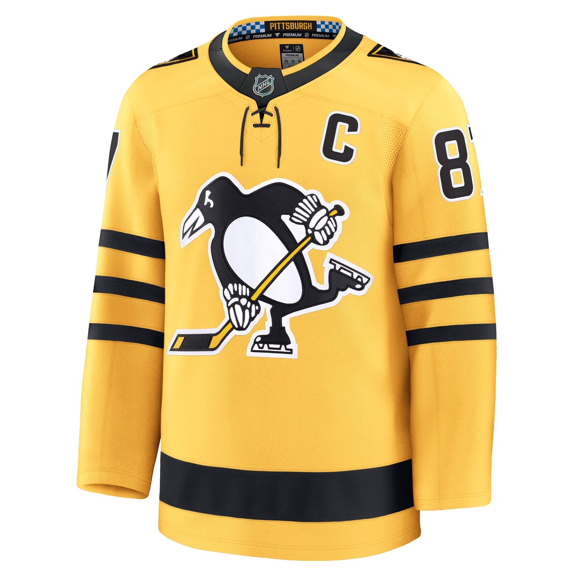 Sidney Crosby Pittsburgh Penguins Fanatics Alternate Premium Jersey