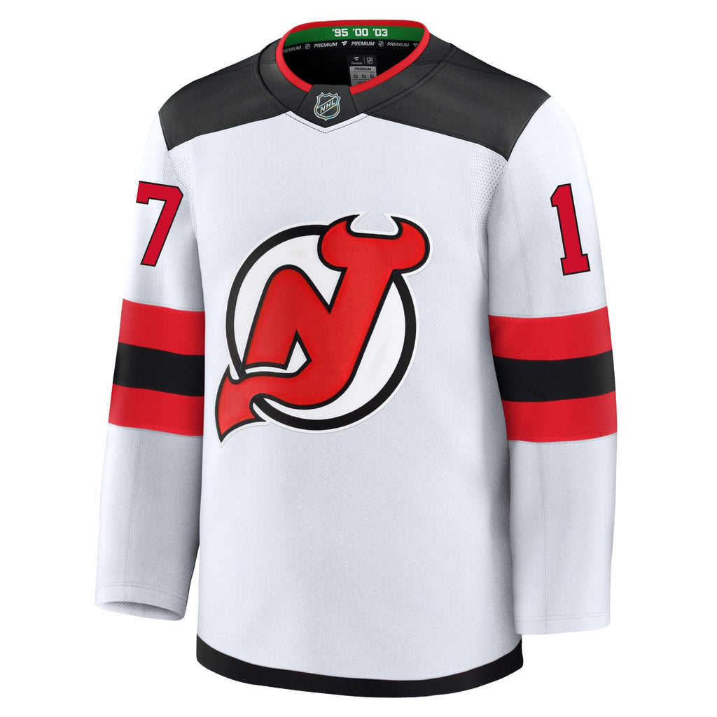 Simon Nemec New Jersey Devils Fanatics Premium Away Jersey