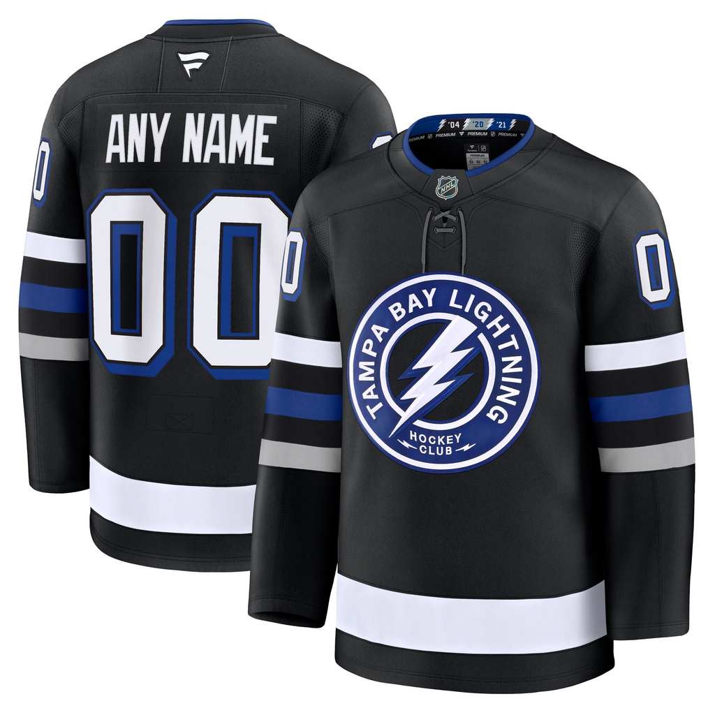 Customizable Tampa Bay Lightning 2024 Fanatics Premium Official NHL THIRD ALTERNATE Jersey