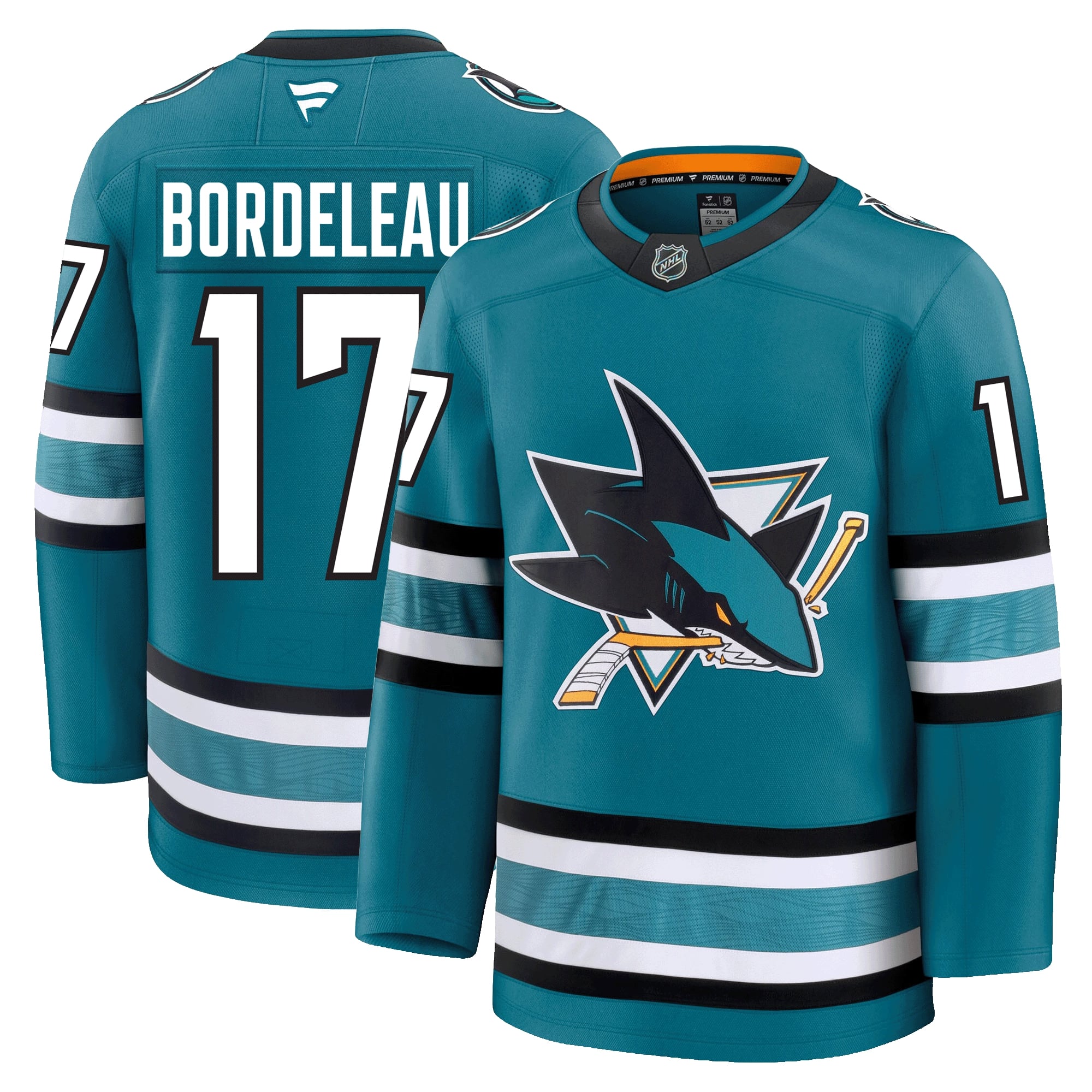 Thomas Bordeleau San Jose Sharks Fanatics Premium Home Jersey