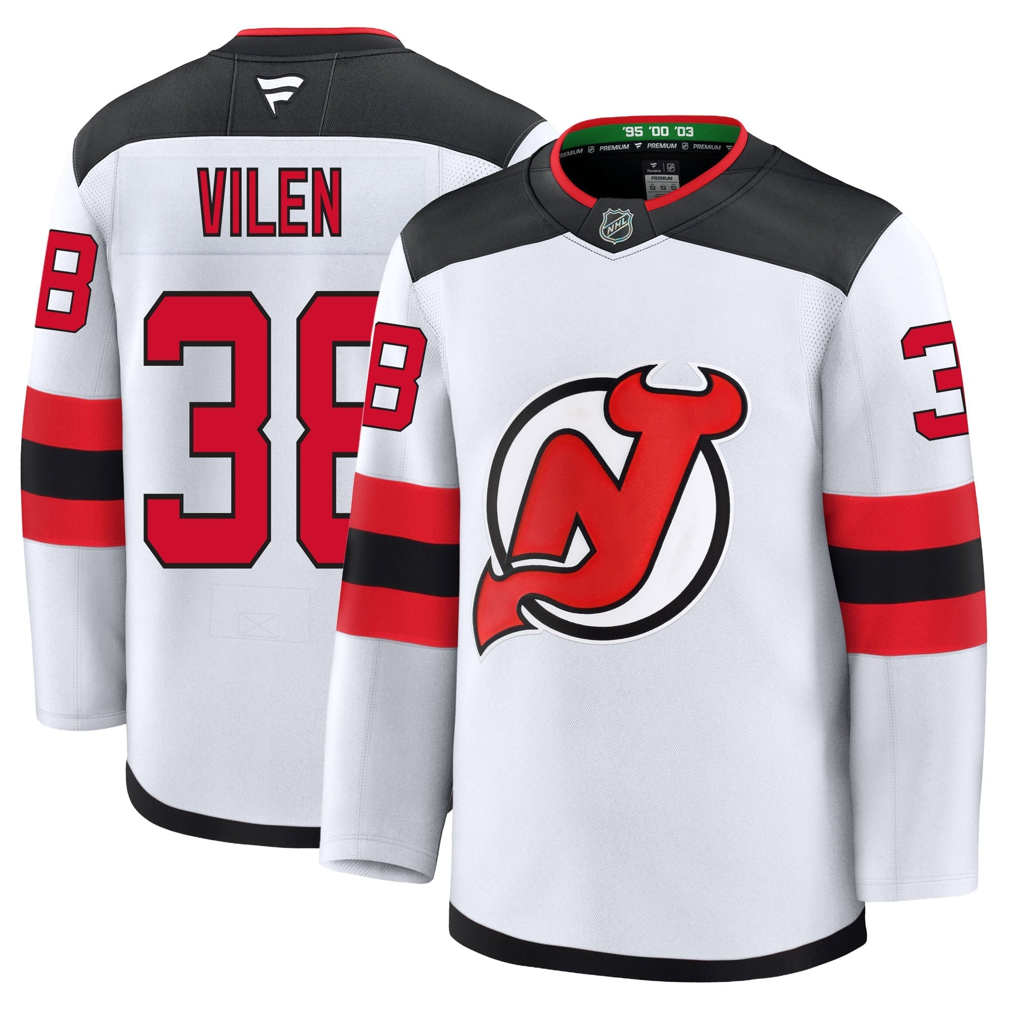 Topias Vilen New Jersey Devils Fanatics Premium Away Jersey