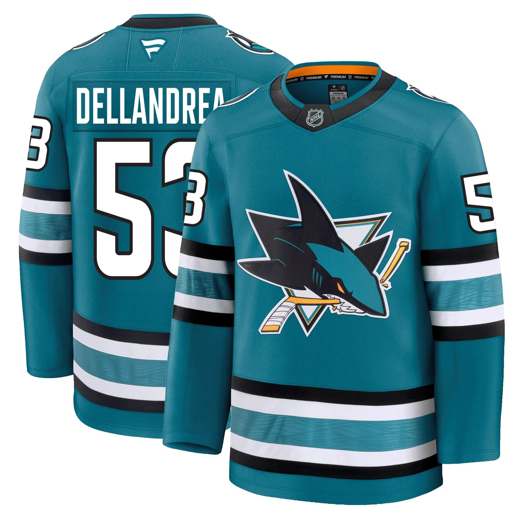 Ty Dellandrea San Jose Sharks Fanatics Premium Home Jersey