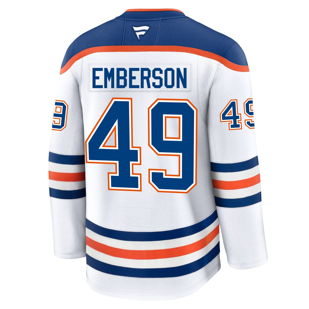 Ty Emberson Edmonton Oilers Fanatics Premium Away Jersey