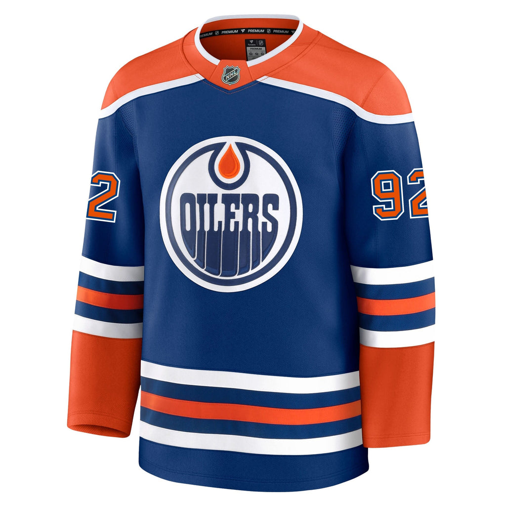 Vasily Podkolzin Edmonton Oilers Fanatics Premium Home Jersey