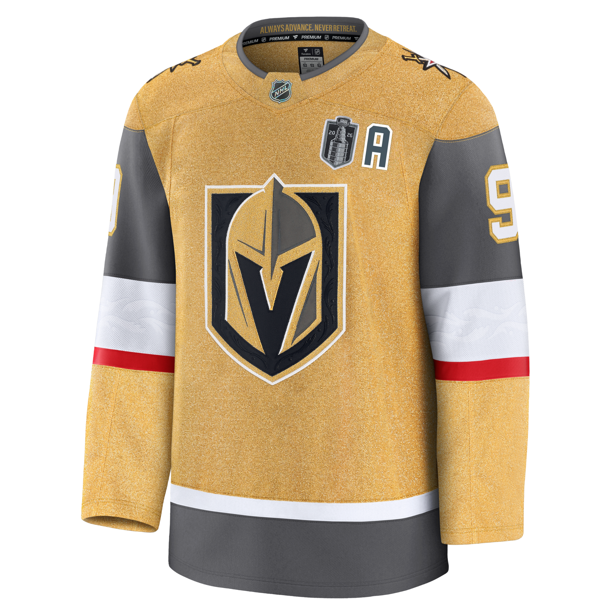 Jack Eichel Vegas Golden Knights With 2026 Stanley Cup Final Patch Fanatics Premium Home Jersey